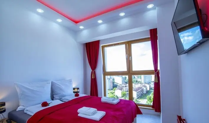 Panoramic Çatı Katı Süiti (Penthouse), 1 Yatak Odası, Küvet, Deniz Manzaralı