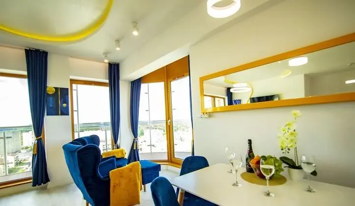 Panoramic Çatı Katı Süiti (Penthouse), 1 Yatak Odası, Küvet, Deniz Manzaralı