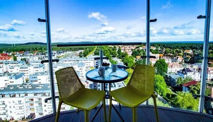 Panoramic Çatı Katı Süiti (Penthouse), 1 Yatak Odası, Küvet, Deniz Manzaralı