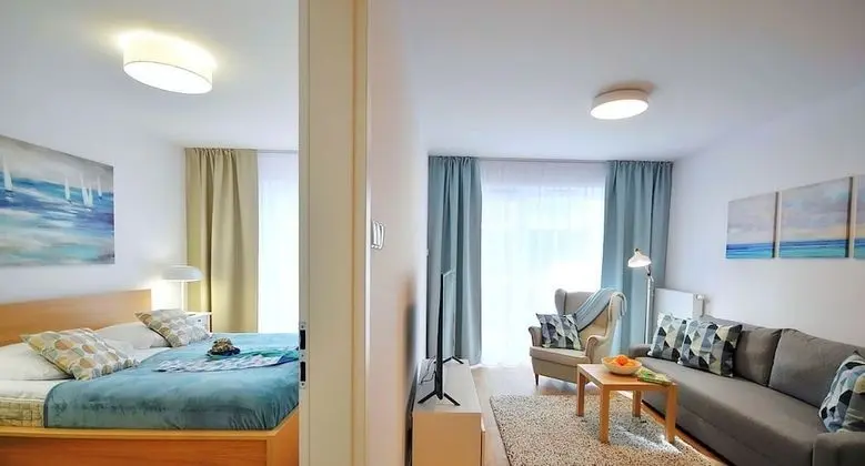 Deluxe Apart Daire, 1 Büyük (Queen) Boy Yatak ve Çekyat, Havuz Kullanımı (NT A214)