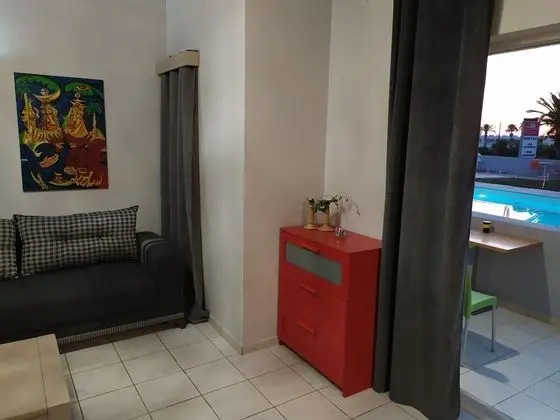 Apart Daire, 1 Yatak Odası, Havuz Manzaralı (Split level)