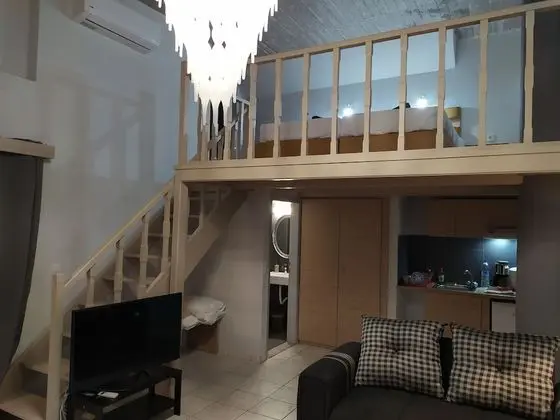 Apart Daire, 1 Yatak Odası, Havuz Manzaralı (Split level)