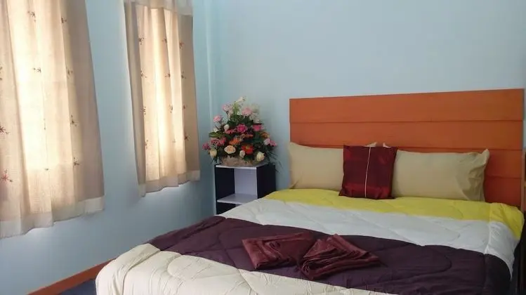 Wooden standard double room with terrace