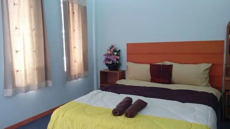 Wooden standard double room with terrace