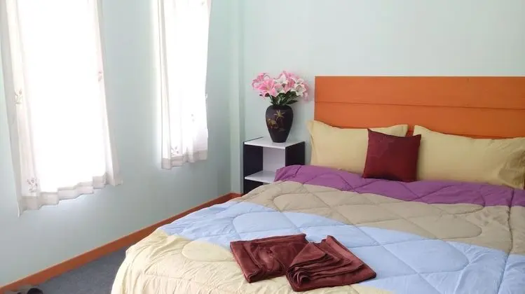 Wooden standard double room with terrace