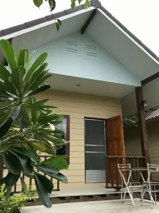 Wooden standard double room with terrace