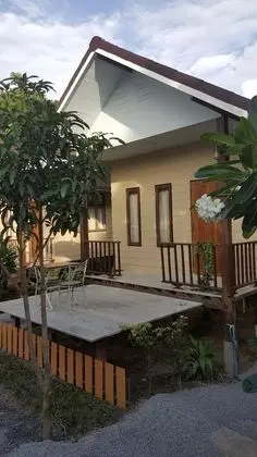 Wooden standard double room with terrace