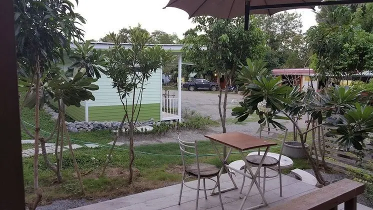 Wooden standard double room with terrace