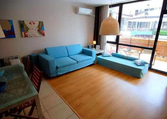 Design Apart Daire, 1 Yatak Odası, Teras, Havuz Kenarı