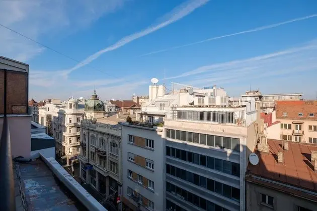 City Apart Daire, 1 Büyük (Queen) Boy Yatak ve Çekyat, Balkon, Şehir Manzaralı