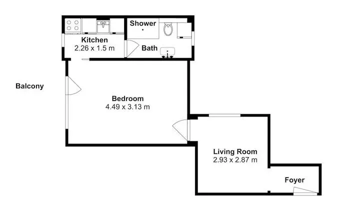 City Apart Daire, 1 Büyük (Queen) Boy Yatak ve Çekyat, Balkon, Şehir Manzaralı
