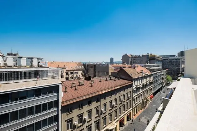 Panoramic Apart Daire, 1 Büyük (Queen) Boy Yatak ve Çekyat, Teras, Şehir Manzaralı