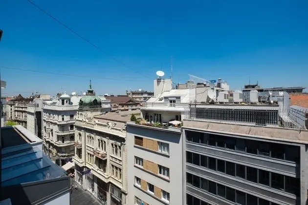 Panoramic Apart Daire, 1 Büyük (Queen) Boy Yatak ve Çekyat, Teras, Şehir Manzaralı