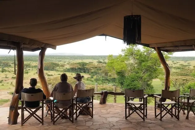 Deluxe Tek Büyük veya İki Ayrı Yataklı Oda, Teras, Vadi Manzaralı (Safaris included)