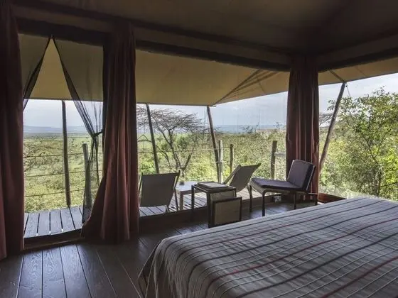 Deluxe Tek Büyük veya İki Ayrı Yataklı Oda, Teras, Vadi Manzaralı (Safaris included)