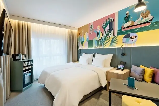 Bedroom with shower