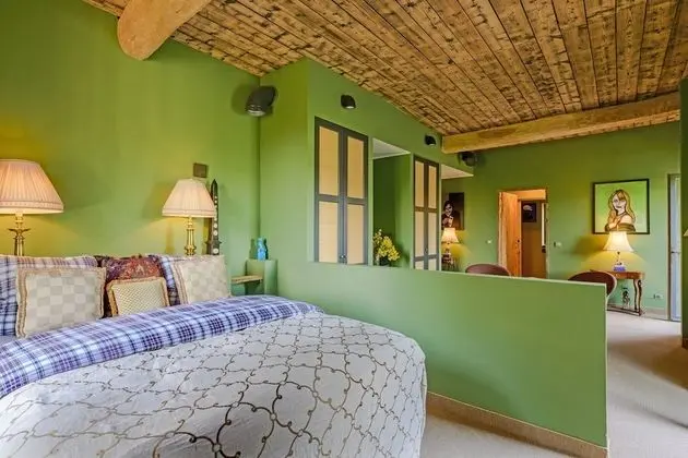 Deluxe Tek Büyük Yataklı Oda, Banyolu/Duşlu (Lucques)