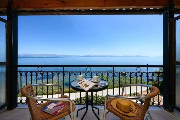 Deluxe Tek Büyük Yataklı Oda, Balkon, Deniz Manzaralı
