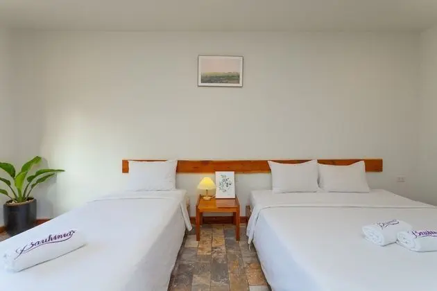 Superior Üç Kişilik Oda, 1 Yatak Odası, Resort Manzaralı, Bahçeli