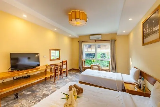 Superior Üç Kişilik Oda, 1 Yatak Odası, Resort Manzaralı, Bahçeli