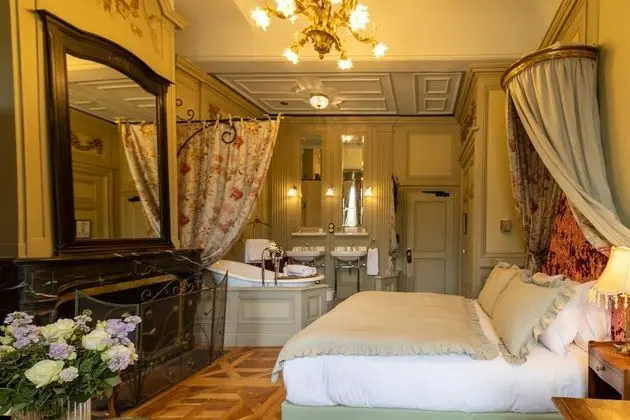 Premium Tek Büyük Yataklı Oda, Küvet, Şehir Manzaralı (Shower)