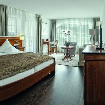 Deluxe Tek Büyük Yataklı Oda, Balkon, Dağ Manzaralı