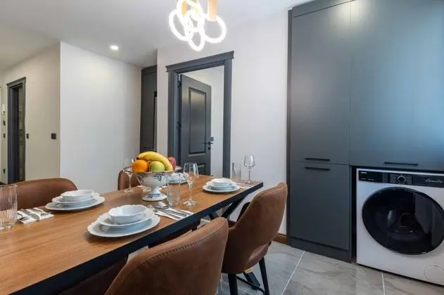 Tek Yatak Odali Luxury Daire Türk Hamamlı