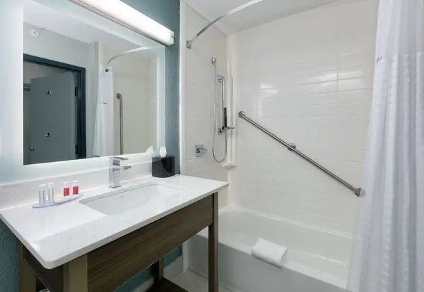 Oda, 1 En Büyük (King) Boy Yatak, Engellilere Uygun, Sigara İçilmez (Mobility, Bathtub w/Grab Bars)