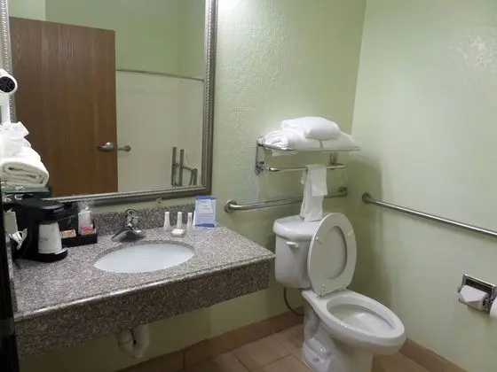 Oda, 1 En Büyük (King) Boy Yatak, Engellilere Uygun (Mobility/Hearing, Tub w/ Grab Bars)
