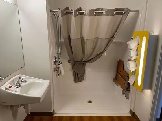 Oda, 1 Büyük (Queen) Boy Yatak, Engellilere Uygun, Sigara İçilmez (Mobility, Roll-In Shower)
