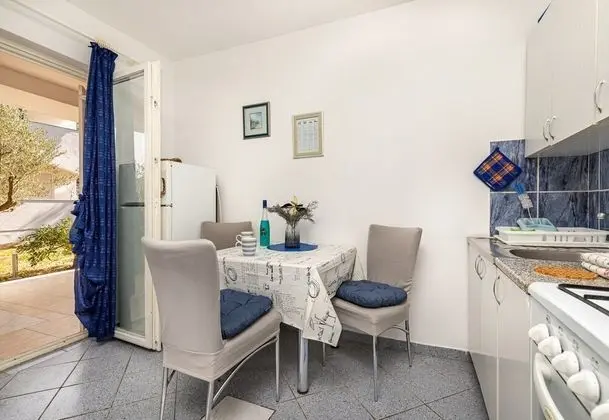 Family Stüdyo, 1 Çift Kişilik Yatak, Bahçeli (Beach Apartment Alenka Blue)