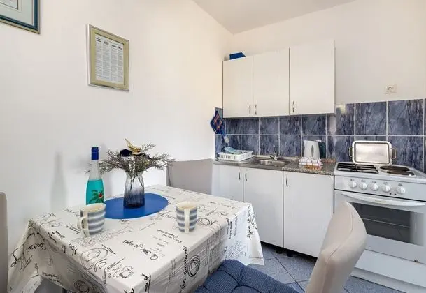 Family Stüdyo, 1 Çift Kişilik Yatak, Bahçeli (Beach Apartment Alenka Blue)