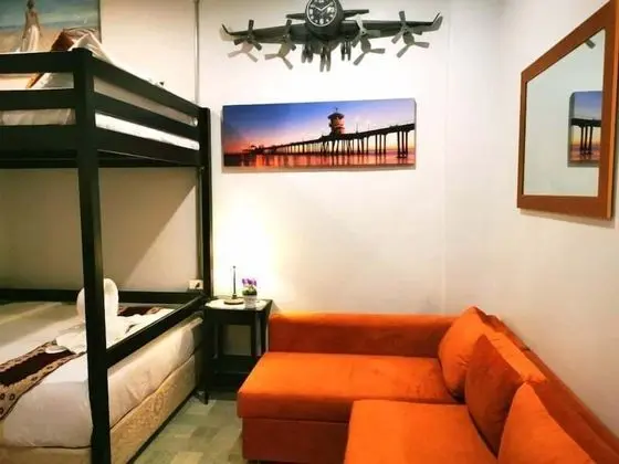 Family Room with Shared Bathroom