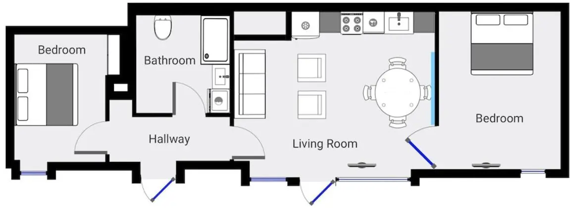 2 bedroom apartment