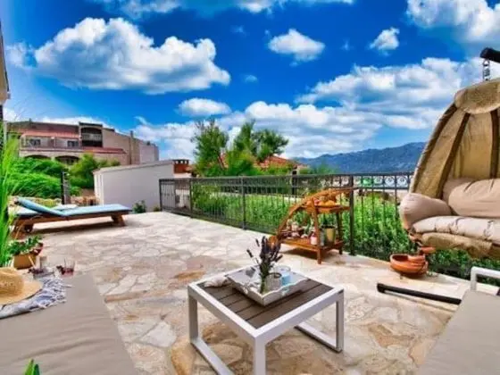 Family Ev, 2 Yatak Odası, Bahçe Manzaralı, Plaj Kenarı