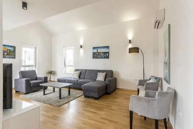 Luxury Çatı Katı Süiti (Penthouse), 3 Yatak Odası, Teras, Deniz Manzaralı (H6)