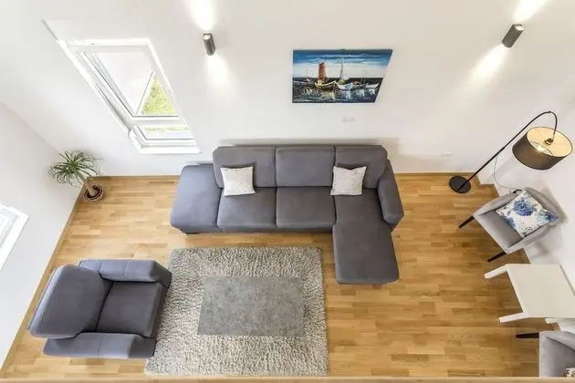 Luxury Çatı Katı Süiti (Penthouse), 3 Yatak Odası, Teras, Deniz Manzaralı (H6)