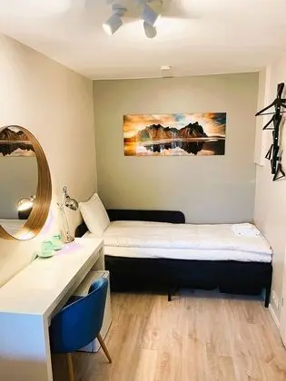 Family Oda, Balkon, Park Manzaralı