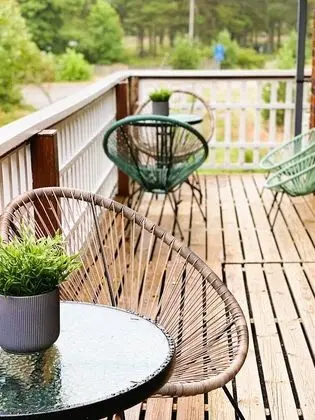 Family Oda, Balkon, Park Manzaralı