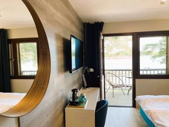 Panoramic Tek Büyük veya İki Ayrı Yataklı Oda, Balkon, Deniz Manzaralı