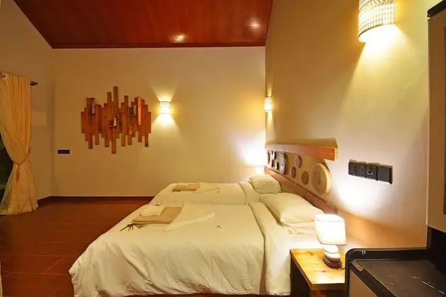 Family Bungalov, 1 Yatak Odası, Bahçe Manzaralı, Bahçeli