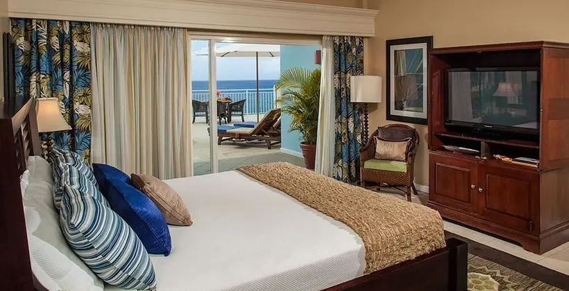 Honeymoon Süit, 1 Yatak Odası, Okyanus Manzaralı (French Village Veranda Suite)