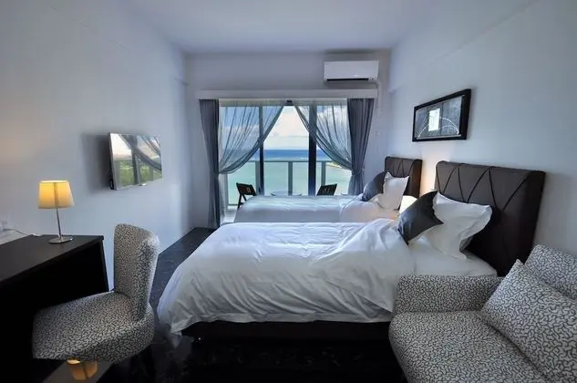 Deluxe İki Ayrı Yataklı Oda, Sigara İçilmez, Plaj Manzaralı (High Floor 8-10F)