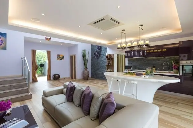 Deluxe Villa, 3 Yatak Odası, Havuz Manzaralı, Plaj Kenarı