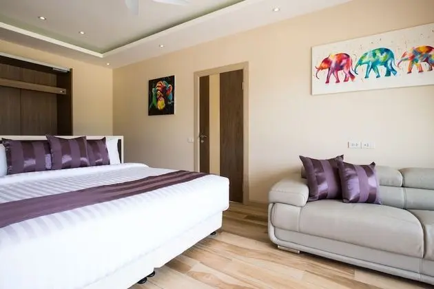Deluxe Villa, 4 Yatak Odası, Havuz Manzaralı, Plaj Kenarı