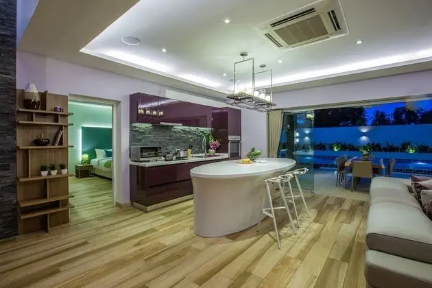 Deluxe Villa, 4 Yatak Odası, Havuz Manzaralı, Plaj Kenarı