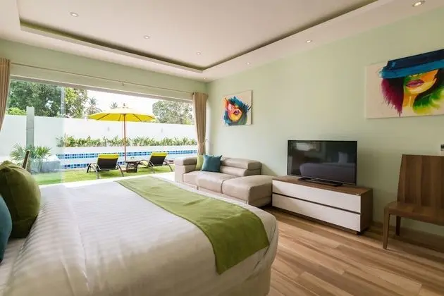 Deluxe Villa, 5 Yatak Odası, Havuz Manzaralı, Plaj Kenarı