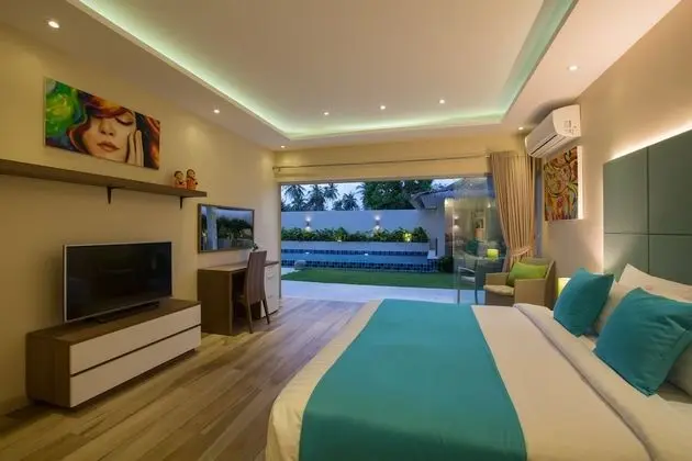 Deluxe Villa, 3 Yatak Odası, Havuz Manzaralı, Plaj Kenarı