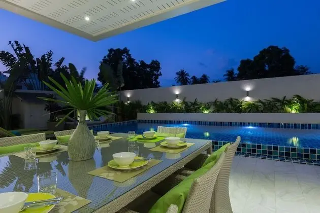 Deluxe Villa, 3 Yatak Odası, Havuz Manzaralı, Plaj Kenarı