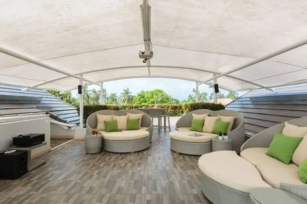 Deluxe Villa, 3 Yatak Odası, Havuz Manzaralı, Plaj Kenarı